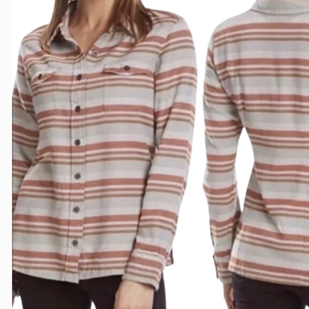 Patagonia organic cotton Striped Button-Up Shirt